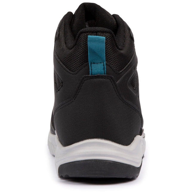 Black - Back - Trespass Mens Evander Walking Boots