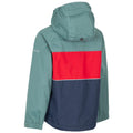 Spruce Green - Back - Trespass Childrens-Kids Ocean Waterproof Jacket
