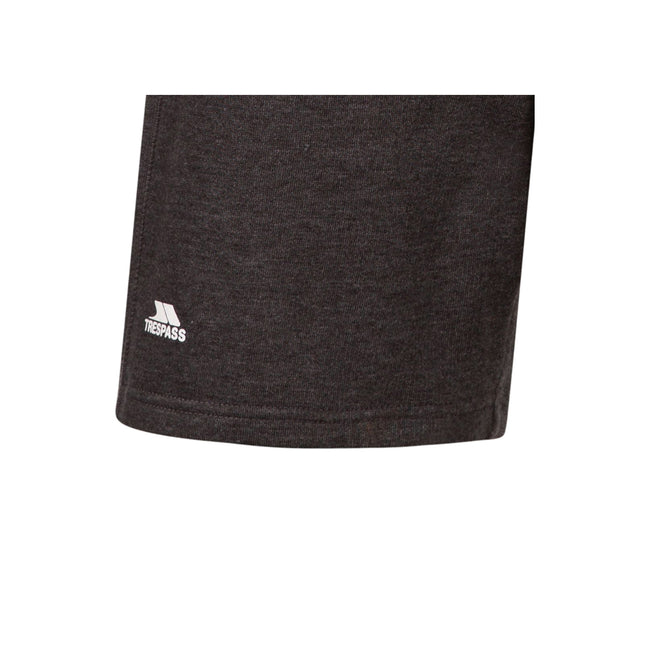 Dark Grey - Side - Trespass Childrens-Kids Lance Marl Shorts