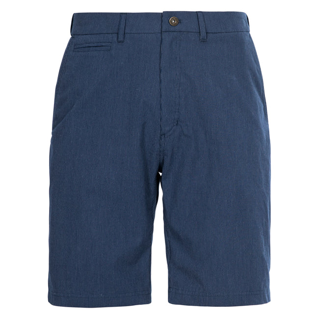 Navy - Front - Trespass Mens Atom Casual Shorts