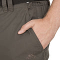 Khaki - Close up - Trespass Mens Clifton TP75 Cargo Trousers