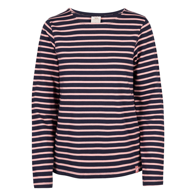 Pink Shell - Front - Trespass Womens-Ladies Karen Yarn Dyed Stripe Shirt