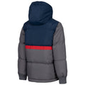 Storm Grey - Side - Trespass Childrens-Kids Strewd Contrast Zip Padded Jacket