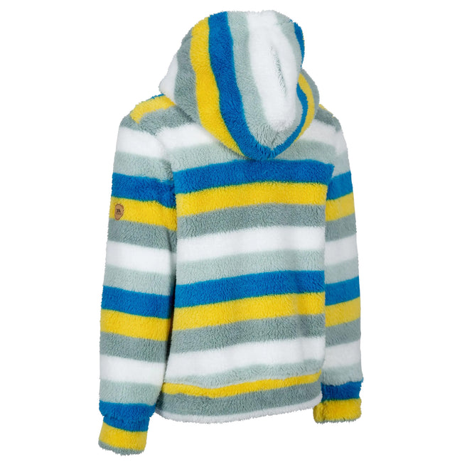 Teal Mist - Back - Trespass Childrens-Kids Wonderful Stripe Fleece Jacket