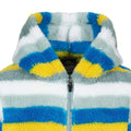 Teal Mist - Side - Trespass Childrens-Kids Wonderful Stripe Fleece Jacket