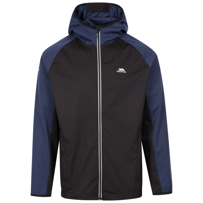Black - Front - Trespass Mens Furst Active Soft Shell Jacket