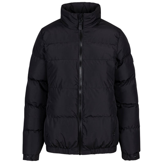 Black - Front - Trespass Womens-Ladies Harding Padded Jacket