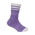 Purple Marl - Side - Trespass Childrens-Kids Vic Anti-Blister Boot Socks