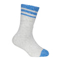 Grey Marl - Side - Trespass Childrens-Kids Vic Anti-Blister Boot Socks