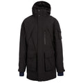 Black - Front - Trespass Mens Pelsall TP75 Waterproof Jacket