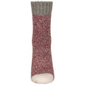 Grey-Cherry Marl - Lifestyle - Trespass Unisex Adult Inigo Socks