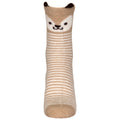 Beige - Lifestyle - Trespass Childrens-Kids Cosy Animal Face Socks