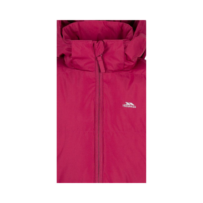 Berry - Side - Trespass Girls Missie Logo Jacket