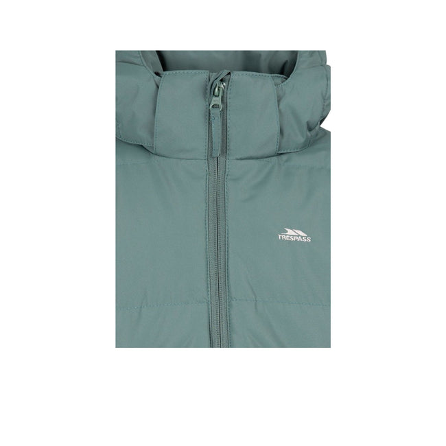 Spruce Green - Side - Trespass Girls Missie Logo Jacket