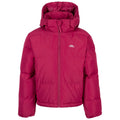 Berry - Front - Trespass Girls Missie Logo Jacket