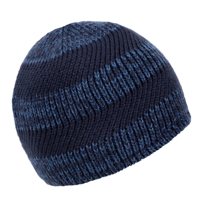Navy - Back - Trespass Mens Tav Fleece Lined Beanie