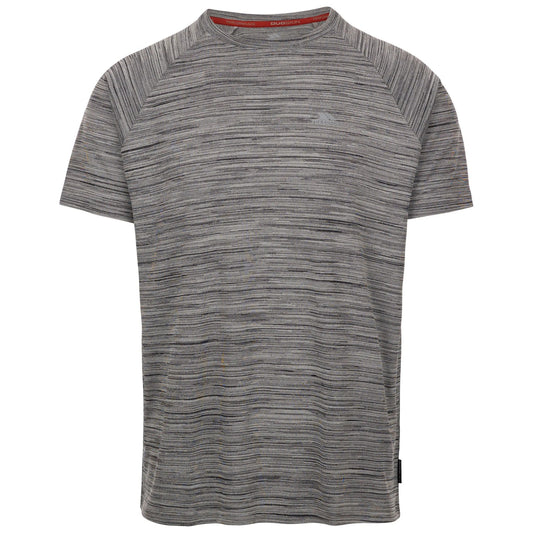 Grey Marl - Front - Trespass Mens Leecana TP75 T-Shirt