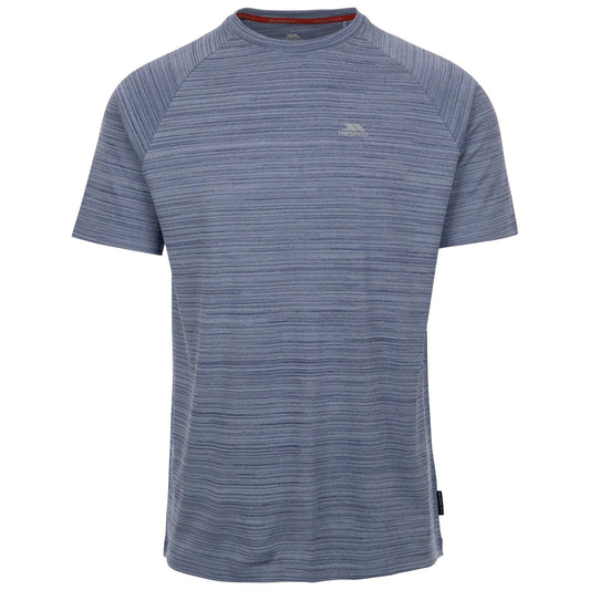 Denim Blue Marl - Front - Trespass Mens Leecana TP75 T-Shirt