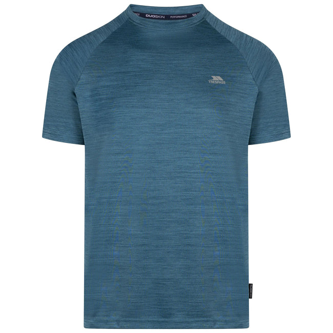 Bondi Blue Marl - Front - Trespass Mens Leecana TP75 T-Shirt