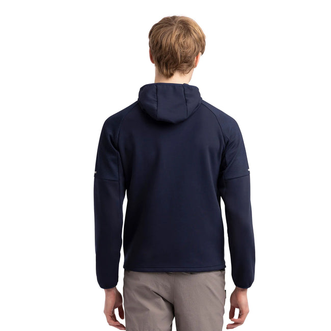 Navy - Lifestyle - Trespass Mens Bani Active Full Zip Hoodie