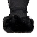 Black - Pack Shot - Trespass Womens-Ladies Dirin Leather Ski Gloves