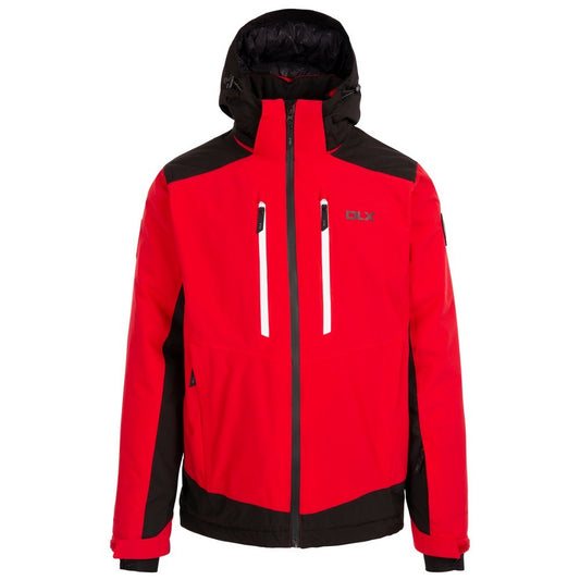 Red - Front - Trespass Mens Matthews Ski Jacket