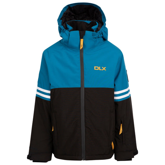 Black - Front - Trespass Childrens-Kids Leonard Ski Jacket
