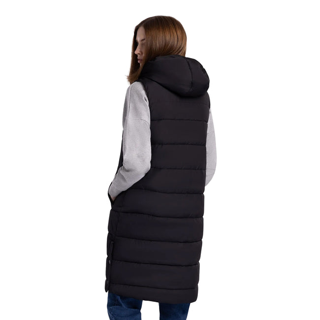 Black - Lifestyle - Trespass Womens-Ladies Leona Quilted Gilet