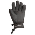 Black - Back - Trespass Childrens-Kids Alpeak Leather Gloves