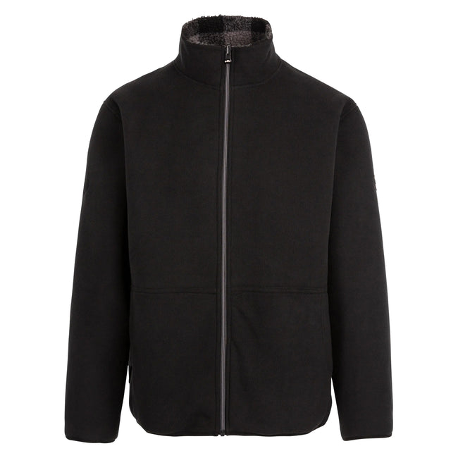 Black - Front - Trespass Mens Tatsfield Fleece Jacket