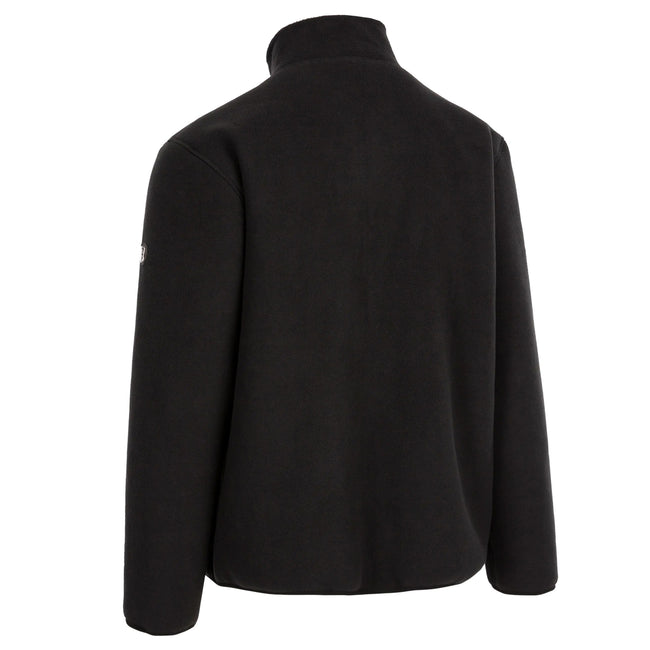 Black - Back - Trespass Mens Tatsfield Fleece Jacket