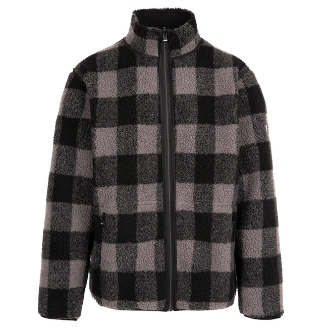 Black - Side - Trespass Mens Tatsfield Fleece Jacket