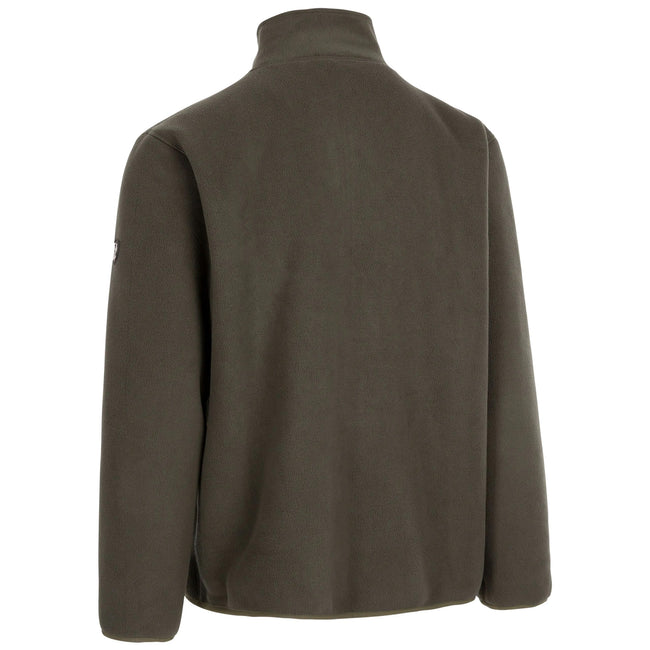 Dark Vine - Back - Trespass Mens Tatsfield Fleece Jacket
