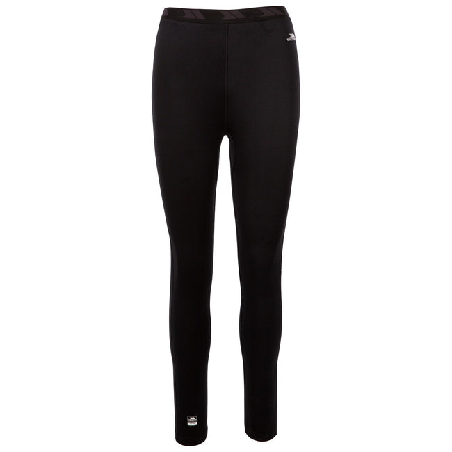 Black - Front - Trespass Womens-Ladies Flores Base Layer Bottoms