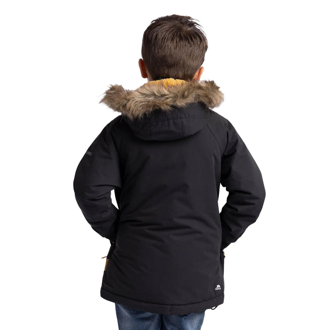 Black - Lifestyle - Trespass Childrens-Kids Ultimately Waterproof Padded Jacket