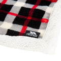 Red-Black-White - Back - Trespass Vallon Sherpa Blanket