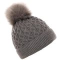 Dark Grey - Back - Trespass Womens-Ladies Freja Pom Pom Beanie