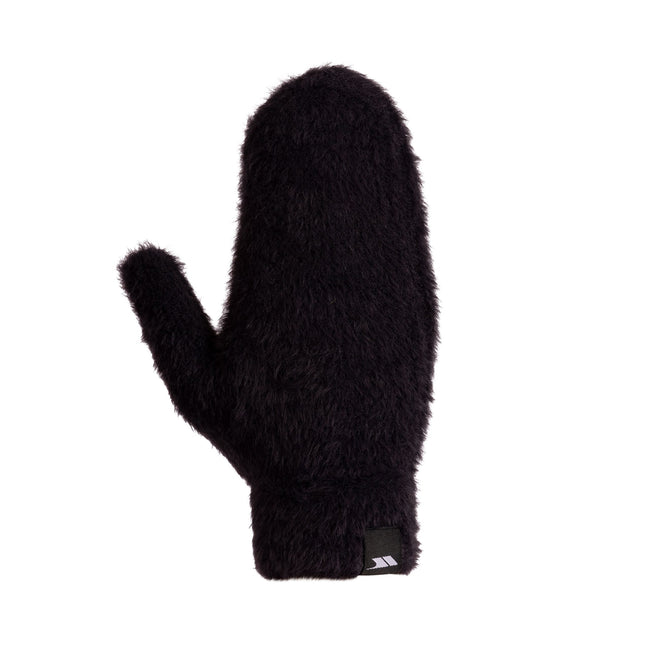 Dark Grey - Front - Trespass Womens-Ladies Seth Knitted Ski Mittens
