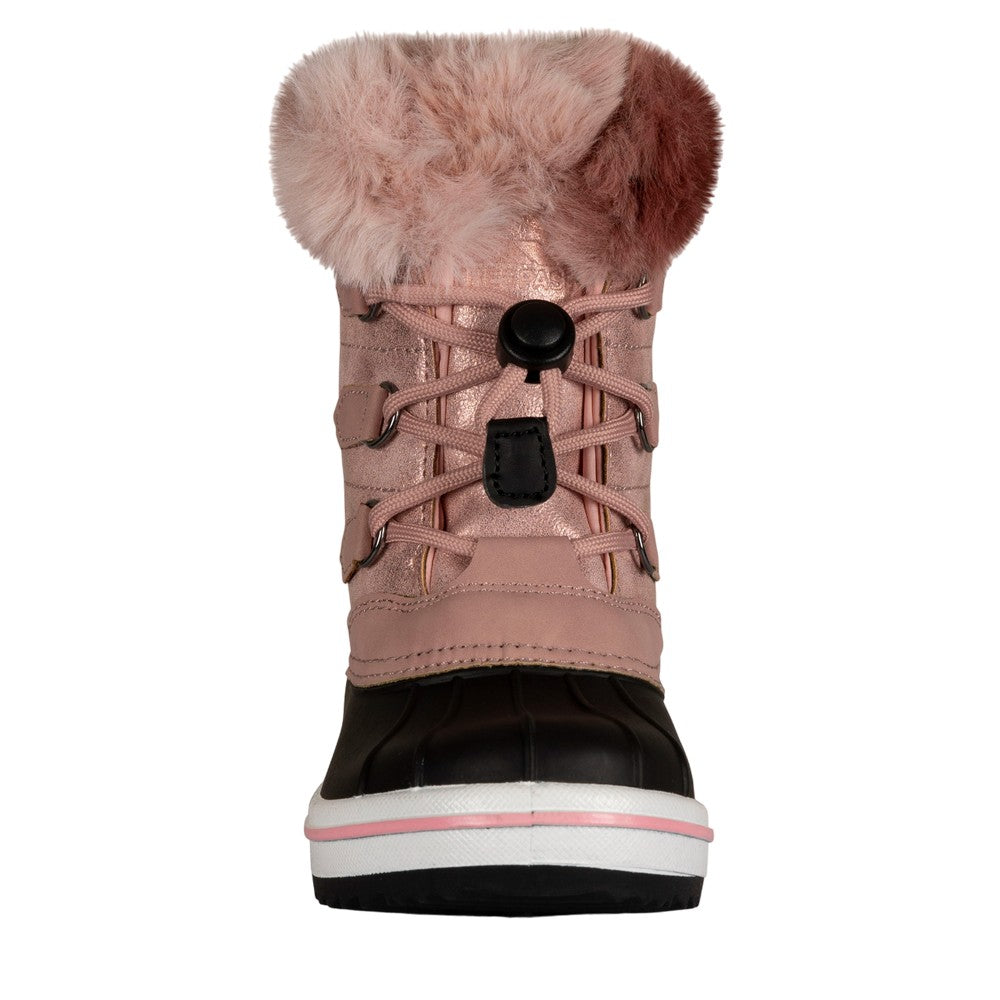 Pink - Close up - Trespass Childrens-Kids Eiry Snow Boots