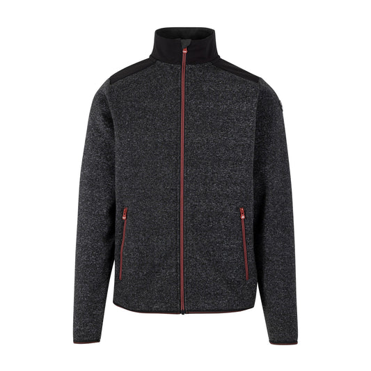 Black Marl - Front - Trespass Mens Cossal AT200 Fleece