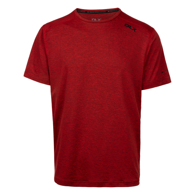 Red Marl - Front - Trespass Mens Doyle DLX Marl T-Shirt