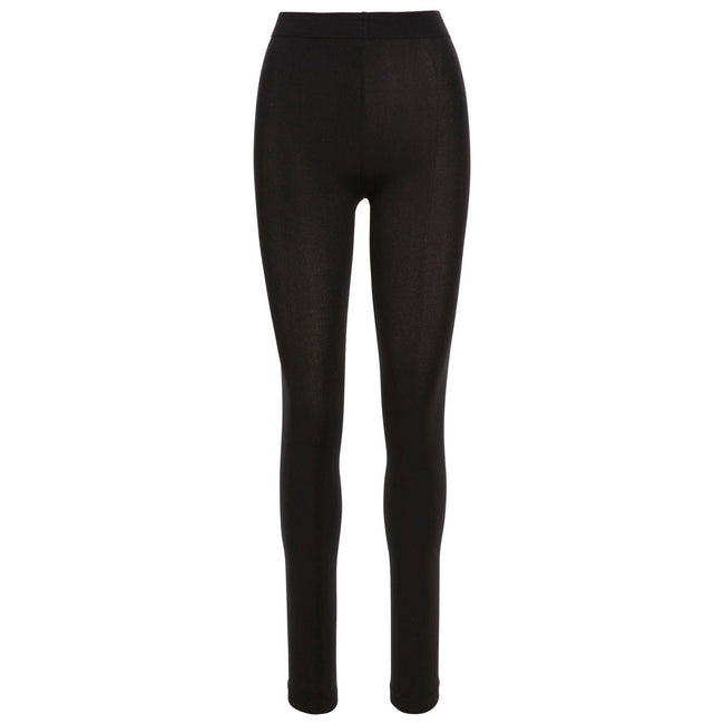 Black - Front - Trespass Tooties Fleece Lined Footless Tights