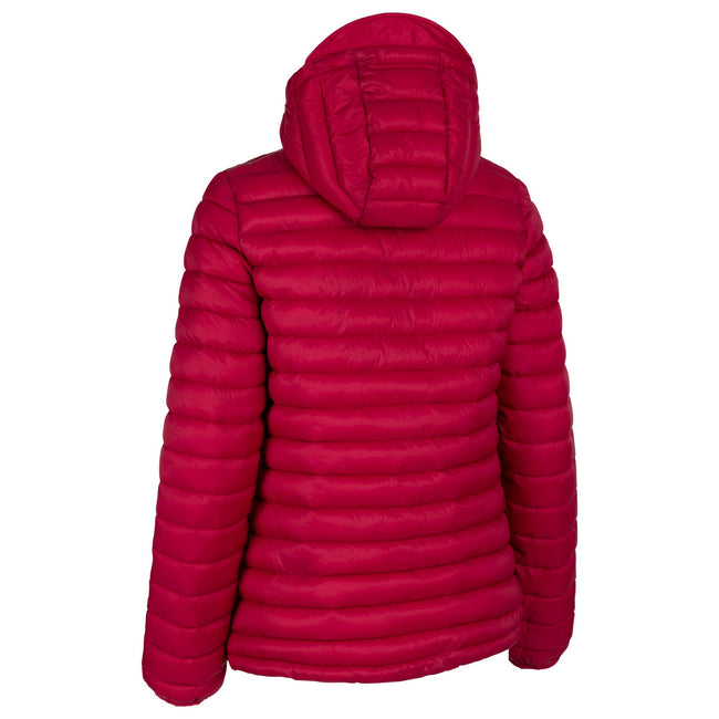 Cassis - Back - Trespass Womens-Ladies Lenka Hooded Padded Jacket