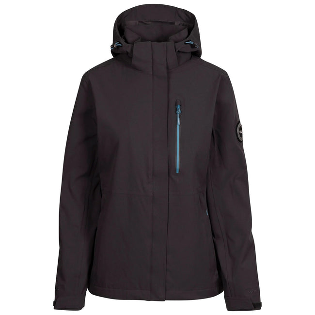 Dark Grey - Front - Trespass Womens-Ladies Katya DLX Waterproof Jacket