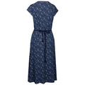 Navy - Back - Trespass Womens-Ladies Portia Flower Casual Dress