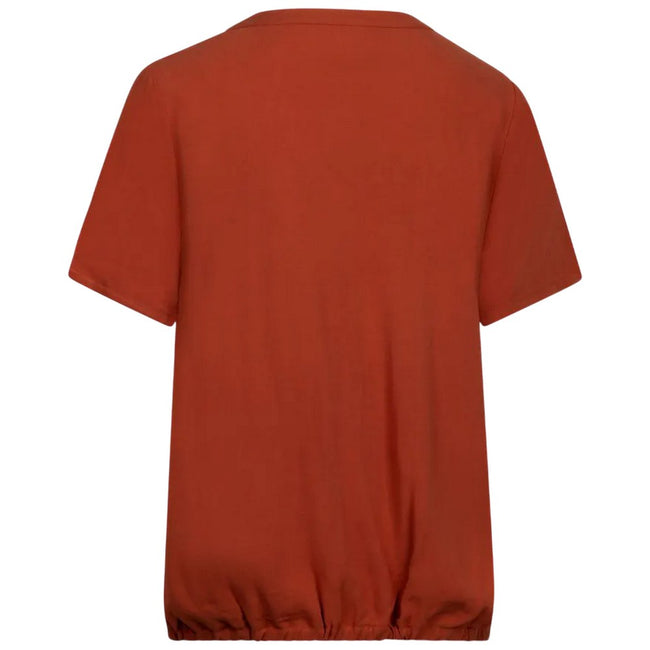 Burnt Sienna - Back - Trespass Womens-Ladies Beatrice Top