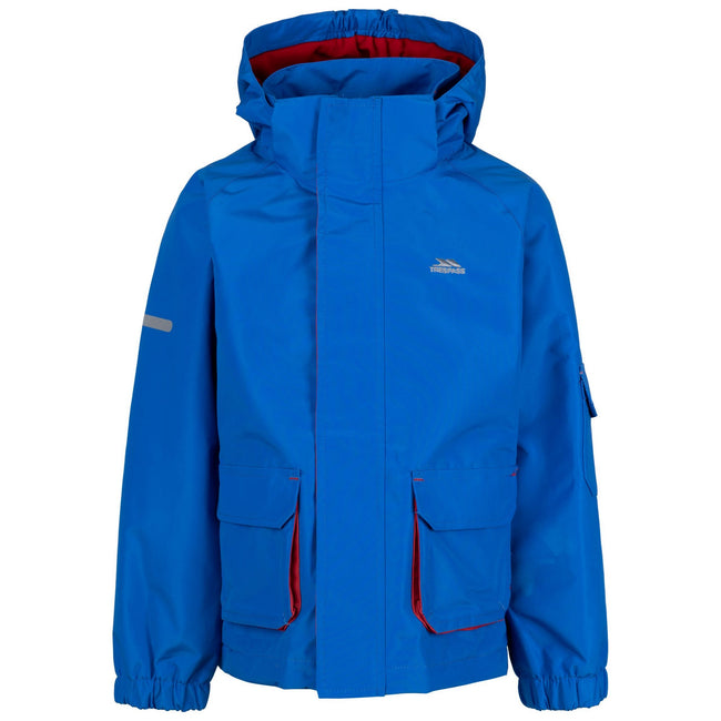 Blue - Front - Trespass Childrens-Kids Desic TP50 Waterproof Jacket