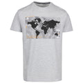 Grey Marl - Front - Trespass Mens Chera Printed T-Shirt