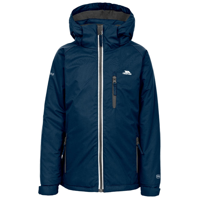 Navy - Front - Trespass Childrens-Kids Cornell II TP50 Jacket