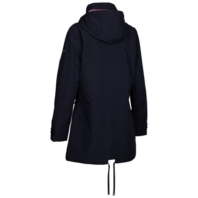 Black - Back - Trespass Womens-Ladies Pavlina TP75 Waterproof Jacket